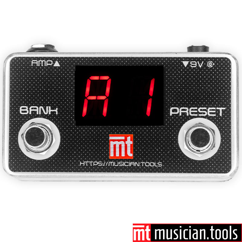 Boss Katana MK1, MK2, Gen3 & Artist Footswitch 2 Bank & 2 Channel With Preset Display Switch Only